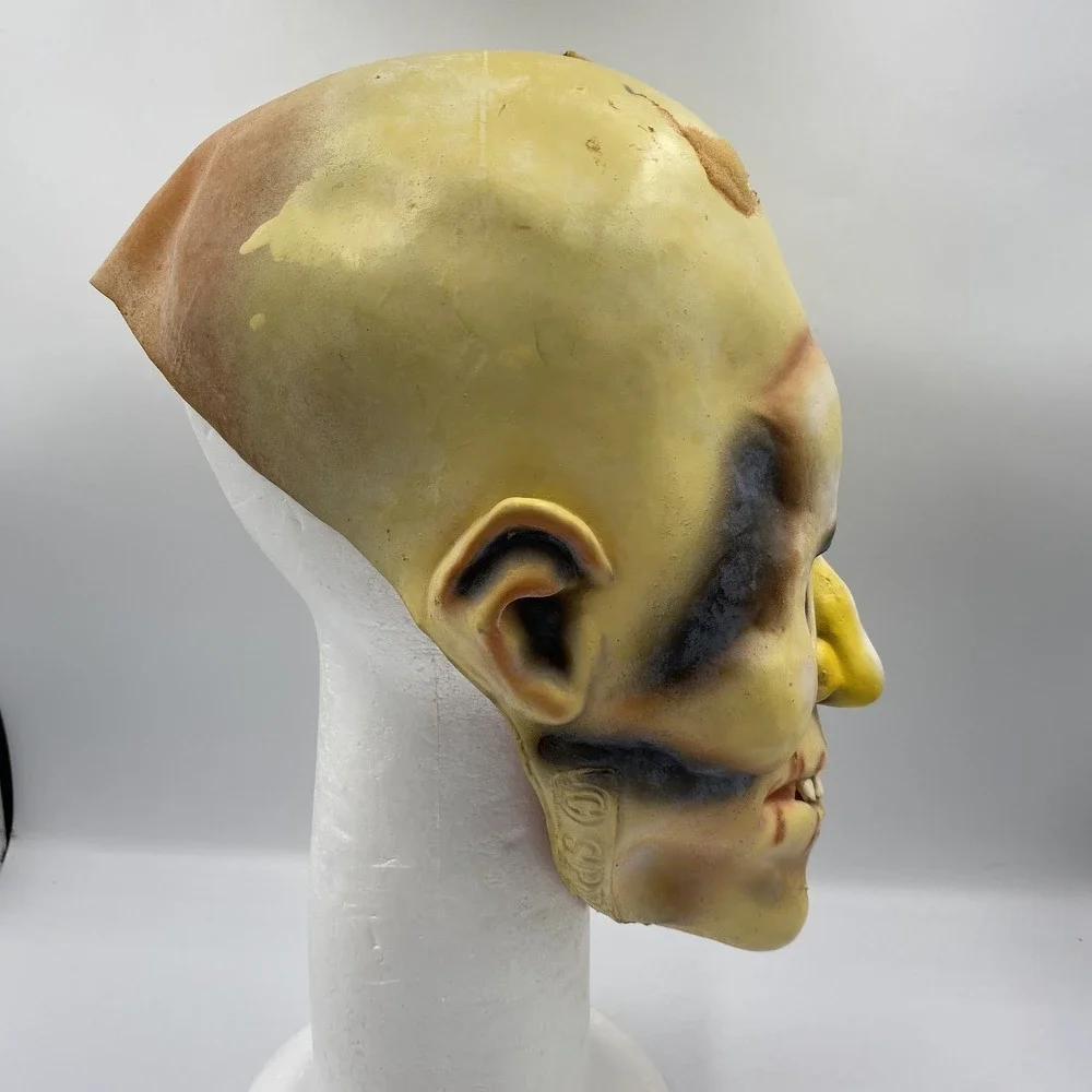 Vintage Spearhead INC Halloween Latex Adult Mask Skeleton‎ Zombie Costume Prop